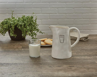 Villager Pitcher - Cream Park Designs - The Fox Decor
